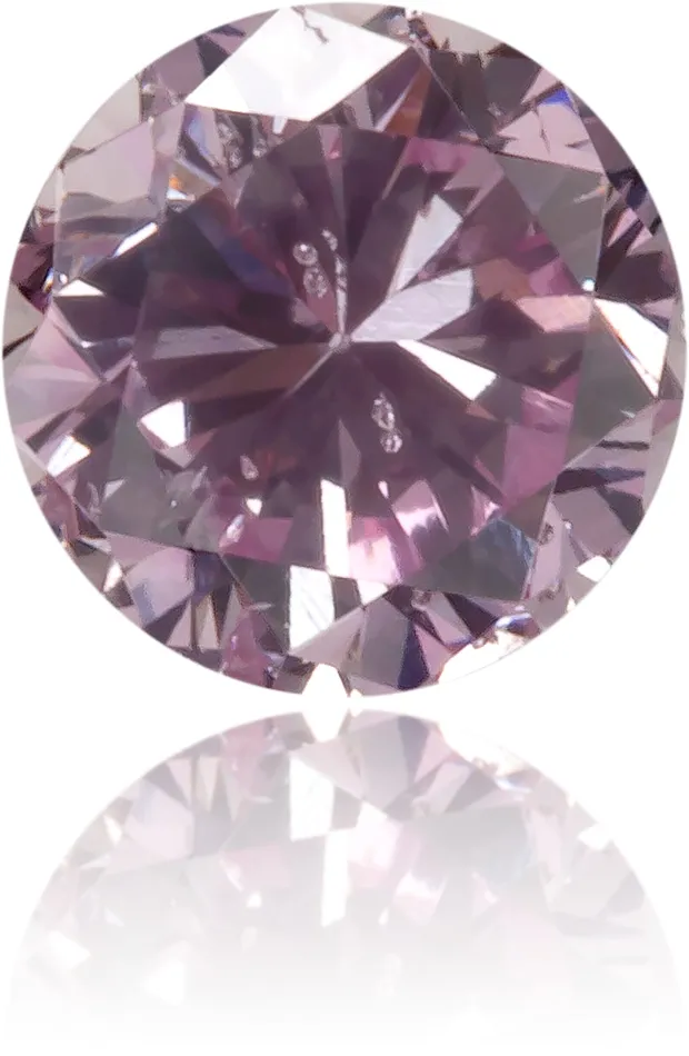 Langerman Diamonds Natural Pink Diamond Round 018 ct Polished Earrings