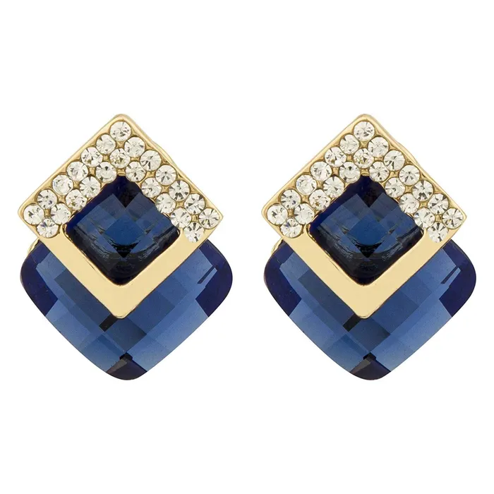 Yellow Chimes Crystal Elements Limited Edition Sparkling AAA Emerald Stunning Stud Earrings For Women Yellow Chimes Earrings Yellow Chimes Crystal Elements Limited Edition Sparkling AAA Emerald Stunning Stud Earrings For Women Yellow Chimes Earrings