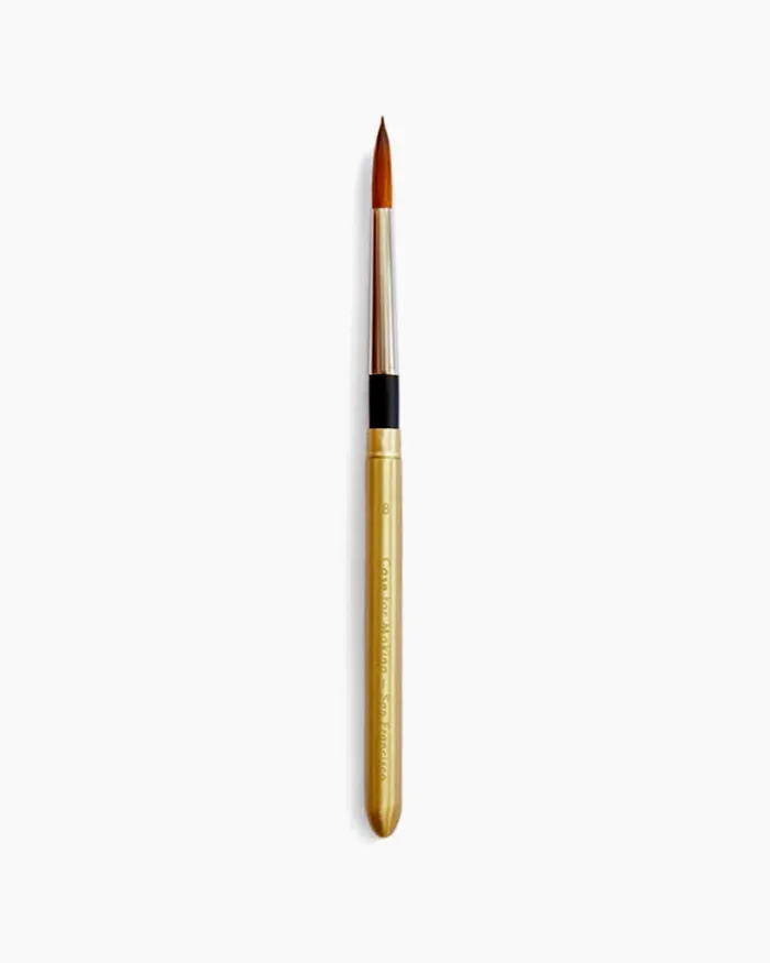 Case For Making PreStyled Sets Gold Watercolor Paintbrush