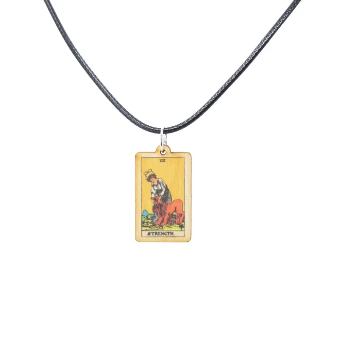 Necklaces Most Amazing Tarot 8 Strength Necklace