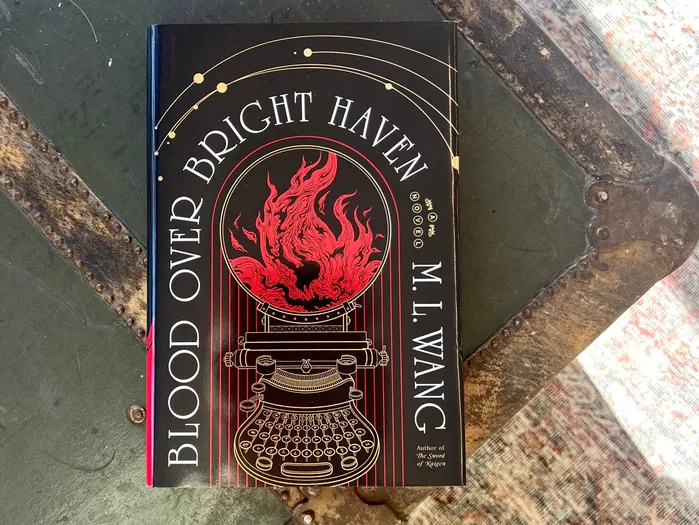 Novel Neighbor Consignment Earrings Blood Over Bright Haven by M L Wang
