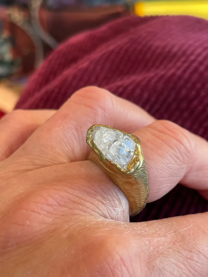 Rings Emilie Shapiro Jewelry Guardian Signet Ring Rose Quartz 65