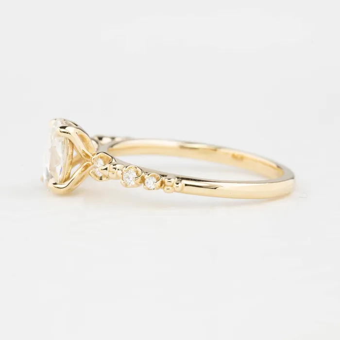Rings Envero Jewelry Wisteria Ring Oval Rose Cut Diamond Rings Envero Jewelry Wisteria Ring Oval Rose Cut Diamond