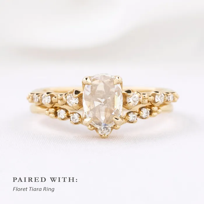 Rings Envero Jewelry Wisteria Ring Oval Rose Cut Diamond Rings Envero Jewelry Wisteria Ring Oval Rose Cut Diamond