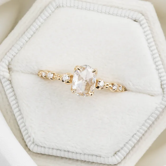 Rings Envero Jewelry Wisteria Ring Oval Rose Cut Diamond Rings Envero Jewelry Wisteria Ring Oval Rose Cut Diamond