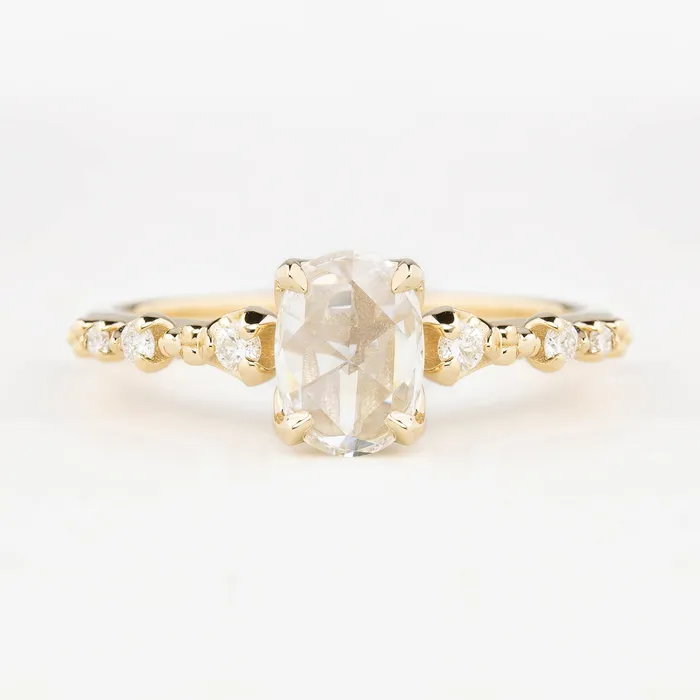 Rings Envero Jewelry Wisteria Ring Oval Rose Cut Diamond Rings Envero Jewelry Wisteria Ring Oval Rose Cut Diamond