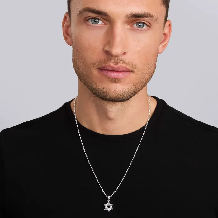 Anthem Small Silver Star of David Amulet LAGOS Necklaces