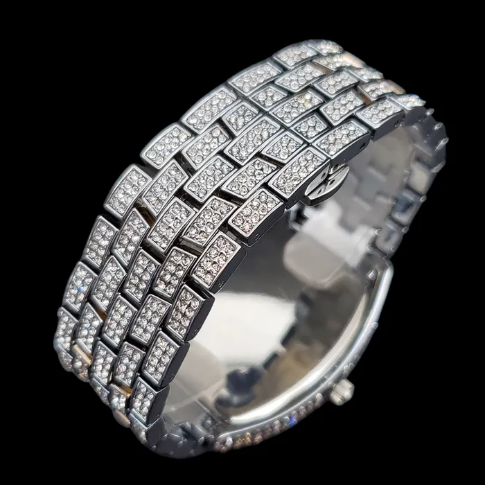 COMPASS Earrings Star Sky Compass Dial Bling Iced Out Diamond Watch