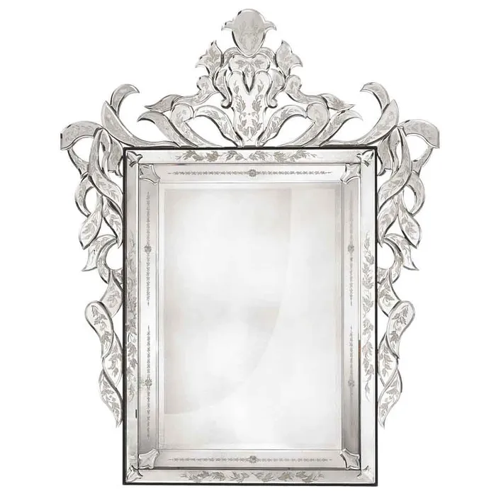 Earrings Mirror 700 Line LOUIS XIV Art 7050 MuranoVItrum Home Decor
