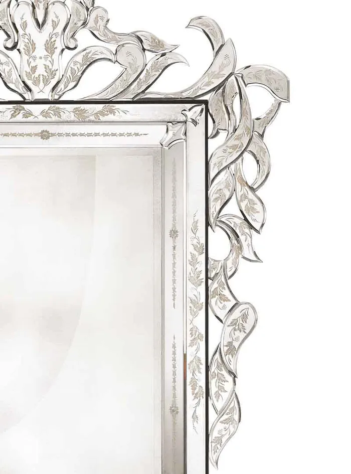 Earrings Mirror 700 Line LOUIS XIV Art 7050 MuranoVItrum Home Decor