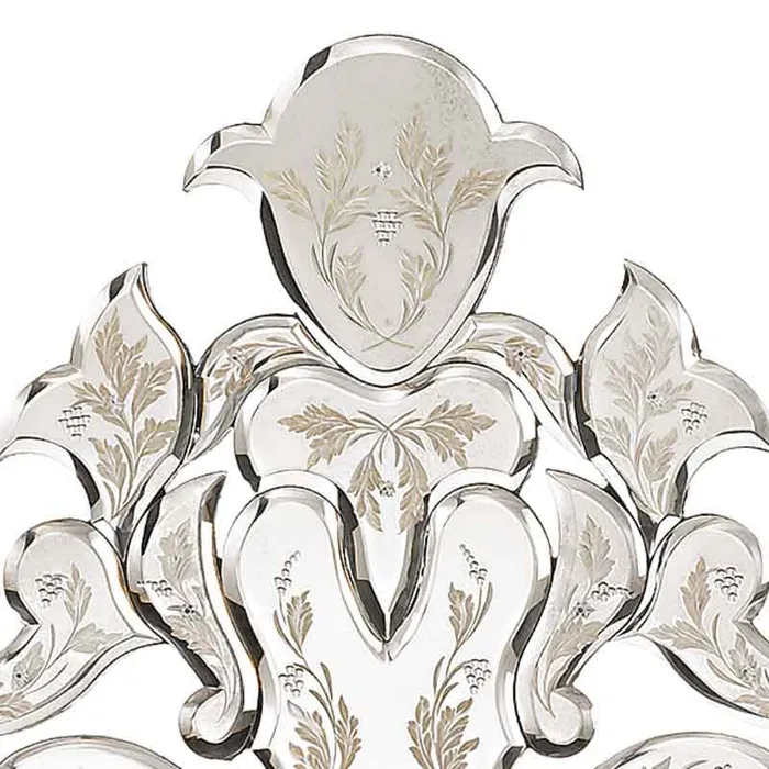 Earrings Mirror 700 Line LOUIS XIV Art 7050 MuranoVItrum Home Decor