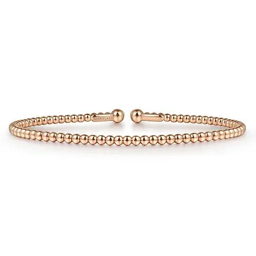GABRIEL CO Bracelets 14K Rose Gold Bujukan Split Bangle
