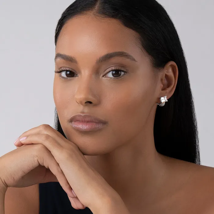 Glacier White Topaz Huggie Earring LAGOS Earrings