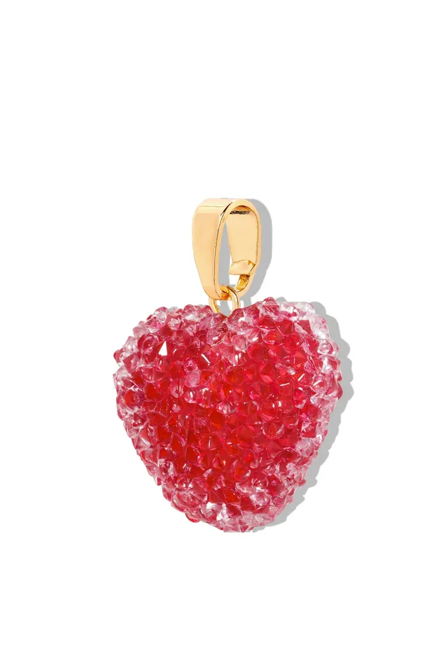 Jelly Heart Classic Connector Rouge Crystal Haze Jewelry Rings