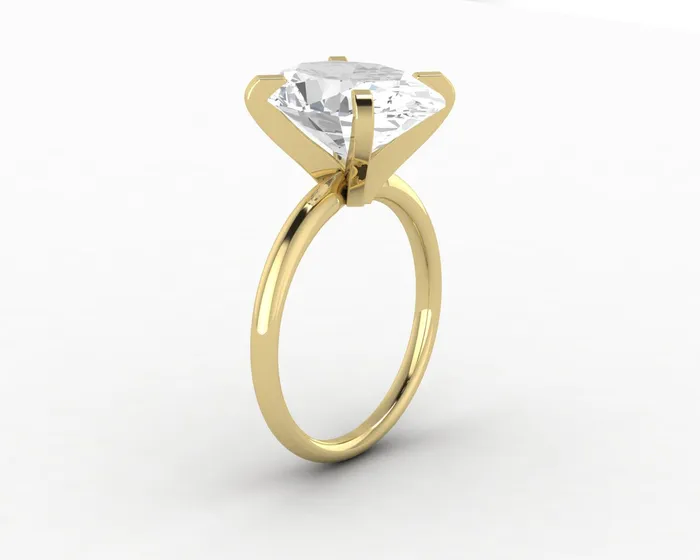 Lina 55 Ct Solitaire Oval Cut Moissanite Engagement Ring Sapheena Jewelry Rings