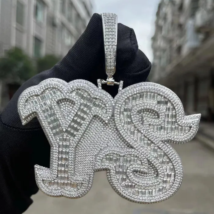 Luxury BIG Iced Out Personalized Custom Name Necklace Pendant GLORY Necklaces Luxury BIG Iced Out Personalized Custom Name Necklace Pendant GLORY Necklaces