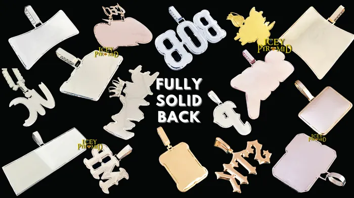 Luxury BIG Iced Out Personalized Custom Name Necklace Pendant GLORY Necklaces