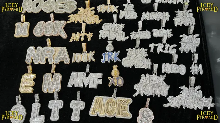 Luxury BIG Iced Out Personalized Custom Name Necklace Pendant GLORY Necklaces