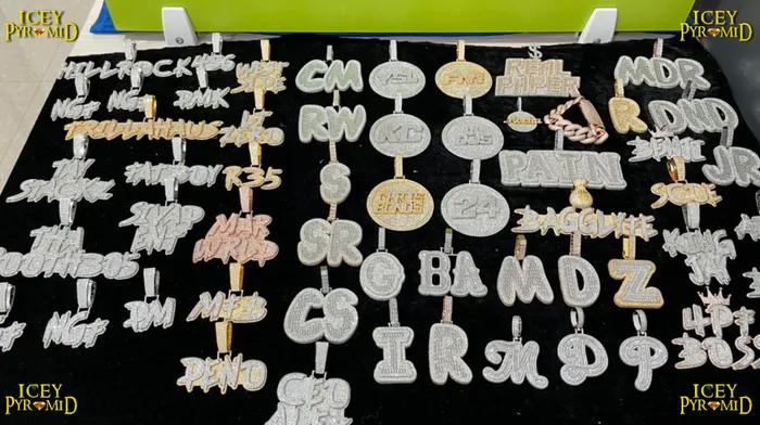 Luxury BIG Iced Out Personalized Custom Name Necklace Pendant GLORY Necklaces