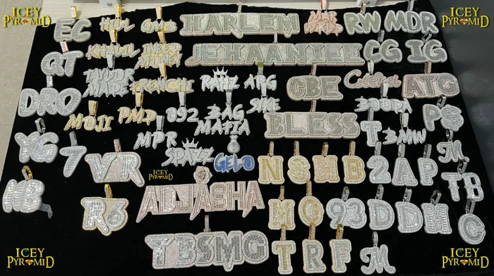 Luxury BIG Iced Out Personalized Custom Name Necklace Pendant GLORY Necklaces