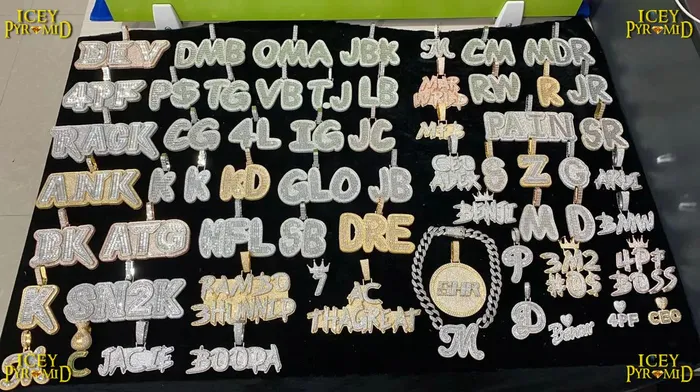 Luxury BIG Iced Out Personalized Custom Name Necklace Pendant GLORY Necklaces