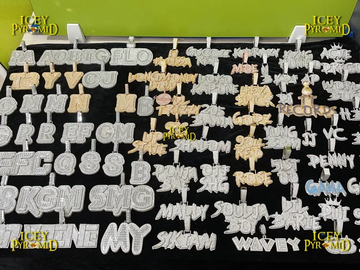 Luxury BIG Iced Out Personalized Custom Name Necklace Pendant GLORY Necklaces