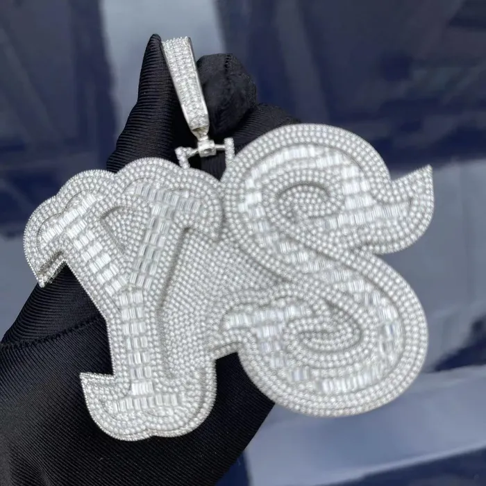 Luxury BIG Iced Out Personalized Custom Name Necklace Pendant GLORY Necklaces