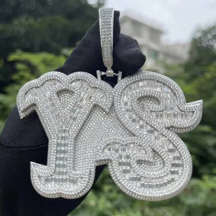 Luxury BIG Iced Out Personalized Custom Name Necklace Pendant GLORY Necklaces