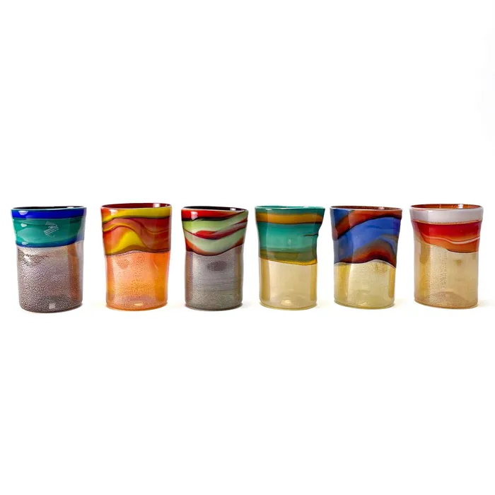 Necklaces Diego Vio Ocean Drinking Glasses Set of 6