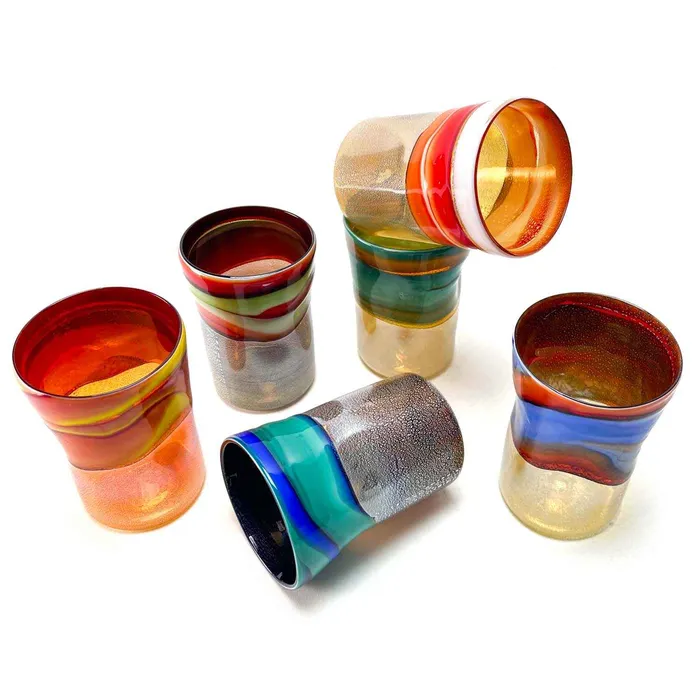 Necklaces Diego Vio Ocean Drinking Glasses Set of 6 Necklaces Diego Vio Ocean Drinking Glasses Set of 6
