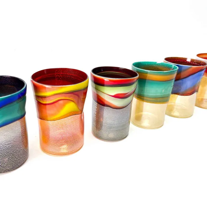 Necklaces Diego Vio Ocean Drinking Glasses Set of 6 Necklaces Diego Vio Ocean Drinking Glasses Set of 6