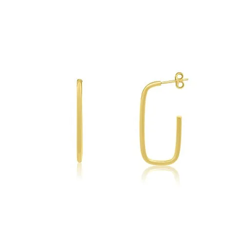 NicoleHD Jewelry Earrings Medium Paper Clip Hoop Earring