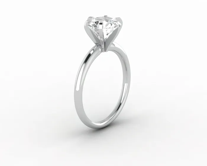 Sapheena Jewelry Rings Vega 20 Ct Solitaire Round Cut Engagement Ring
