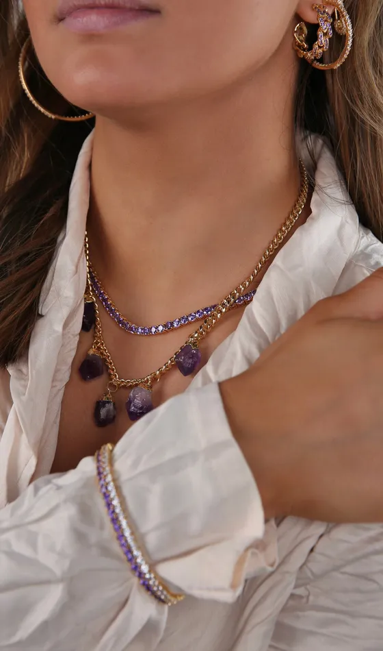 Serena bracelet Champagne Crystal Haze Jewelry Bracelets