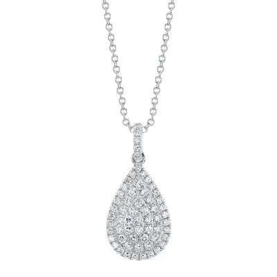 SHY CREATIONS 109CT DIAMOND PEAR NECKLACE Necklaces