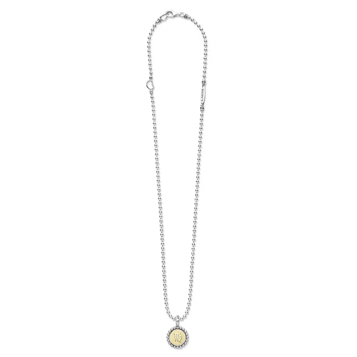Signature Caviar Virgo Zodiac Charm Necklace LAGOS Necklaces