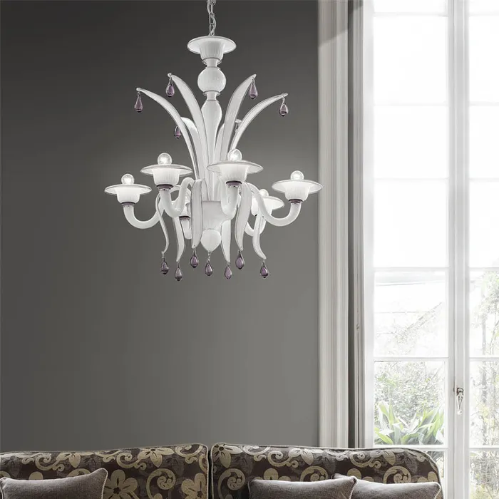 Voltolina Earrings Iris 6 lights chandelier