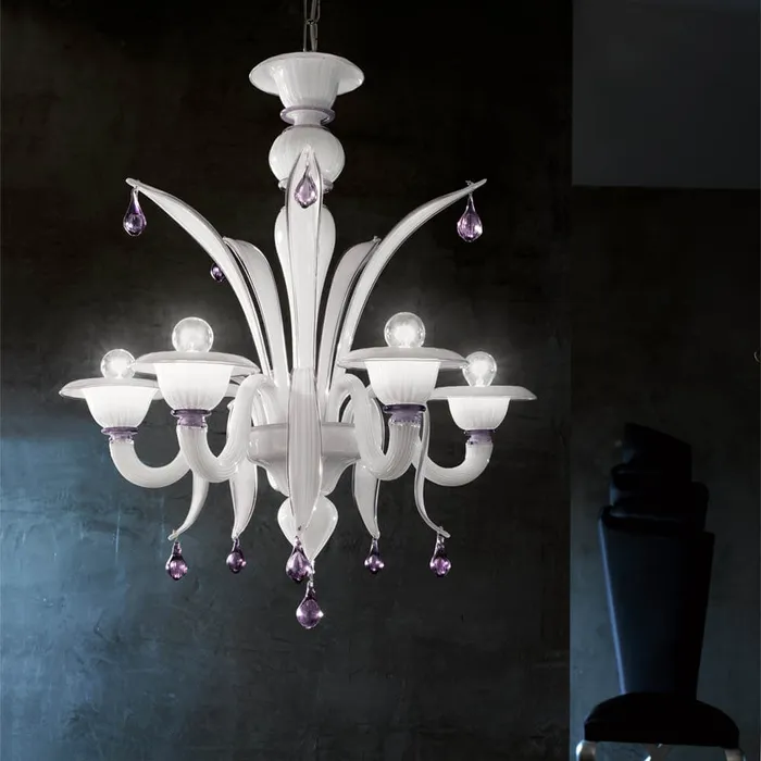 Voltolina Earrings Iris 6 lights chandelier