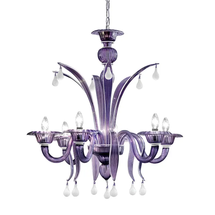 Voltolina Earrings Iris 6 lights chandelier