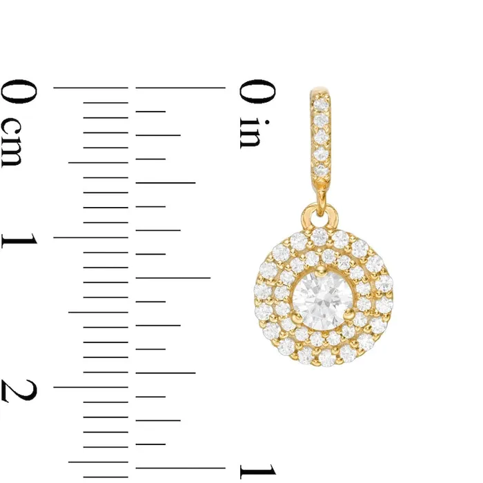 088 CT TW Diamond Double Frame Drop Earrings in 14K Gold Goldia Earrings 088 CT TW Diamond Double Frame Drop Earrings in 14K Gold Goldia Earrings