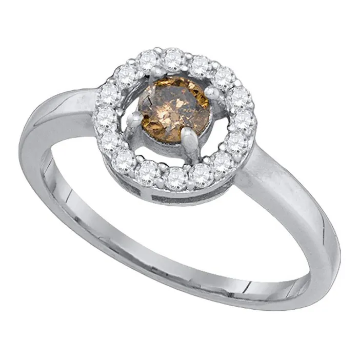 12CTDiamond FASHION BROWN RING gndatlanta Rings