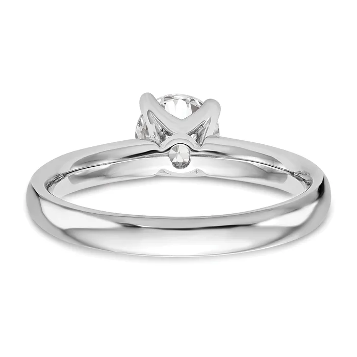 150ct CZ Solid Real 14k White Gold Solitaire Engagement Ring Goldia Rings