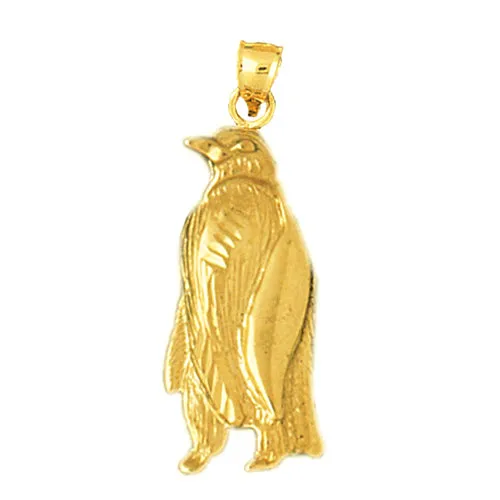 14K Gold Ornate Penguin Pendant Goldia PreStyled Sets