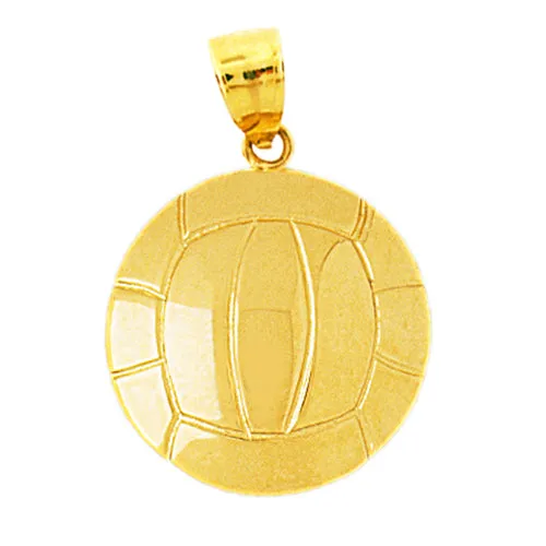 14K Gold Volleyball Pendant Goldia PreStyled Sets