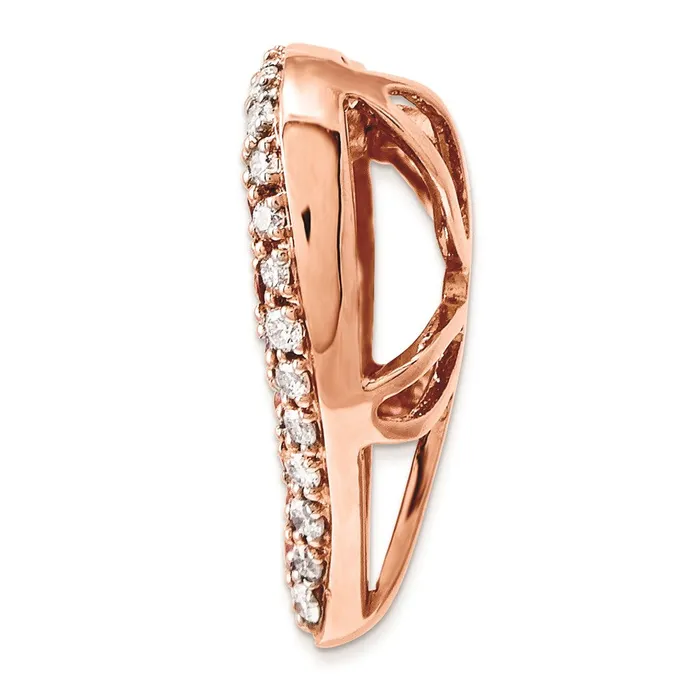 14k Rose Gold AA Real Diamond u0026 Pink Sapphire Vintage Heart Pendant Goldia Necklaces