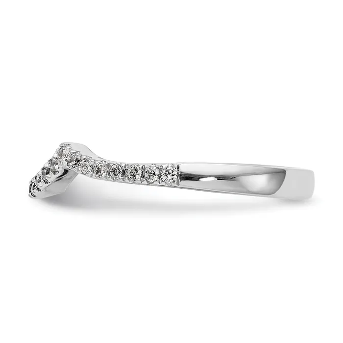 14k White Gold 14kw Lab Grown Diamond SI1SI2 G H I Wedding Band Ring Goldia Rings