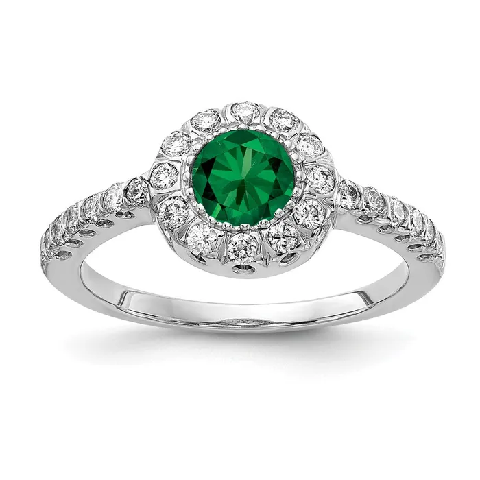 14k White Gold 5mm Mount St Helens AAA Real Diamond ring Goldiacom Rings 14k White Gold 5mm Mount St Helens AAA Real Diamond ring Goldiacom Rings