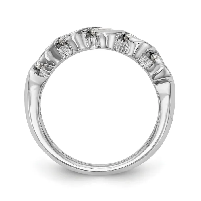 14K White Gold Diamond Band Goldiacom Rings