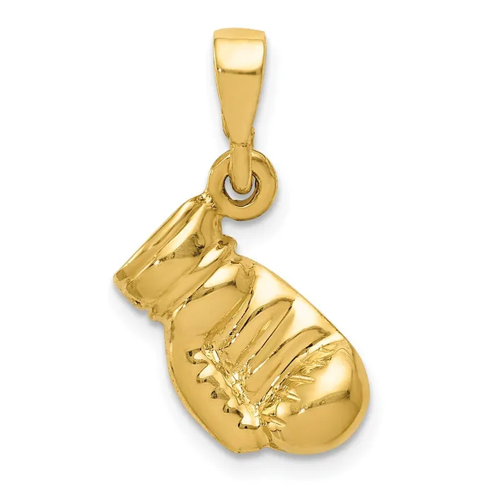 14k Yellow Gold Boxing Glove Pendant Goldia PreStyled Sets
