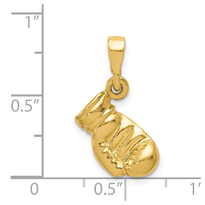 14k Yellow Gold Boxing Glove Pendant Goldia PreStyled Sets
